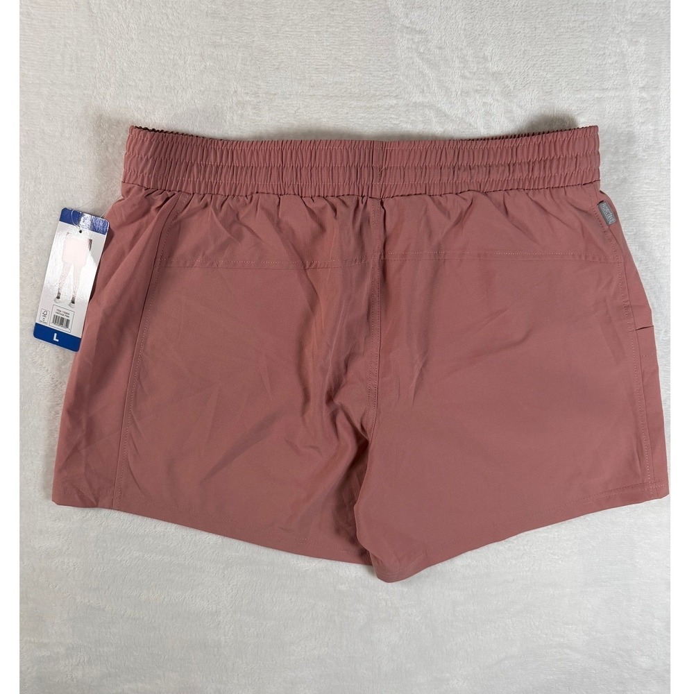 Pacific Trail Hiking Shorts Women L Pink Solid Relaxed Modern Gorpcore Adventure - Picture 6 of 9